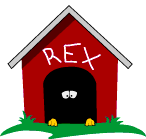 dog in house