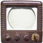 1940s style television